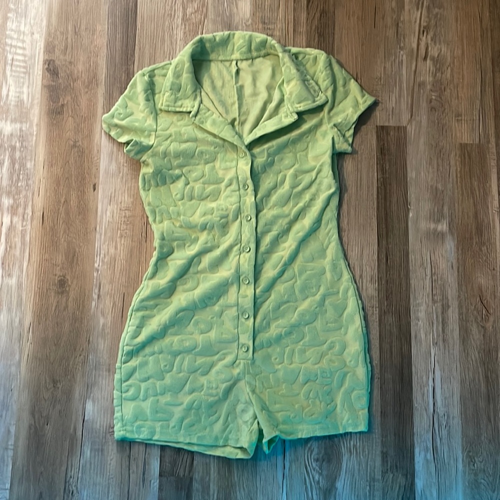 Forever 21 Green Romper